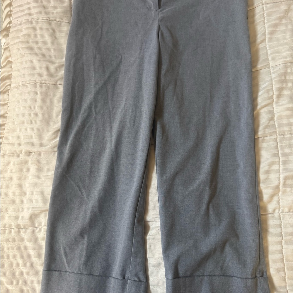 Rachel Zoe Gray Wide-Leg Capris